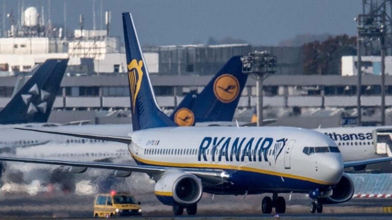 Авиокомпанията Раян ер Ryanair обяви от днес 1 юли 2021